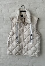 MAX MARA Tregic 695 gillet Matelasse Creme