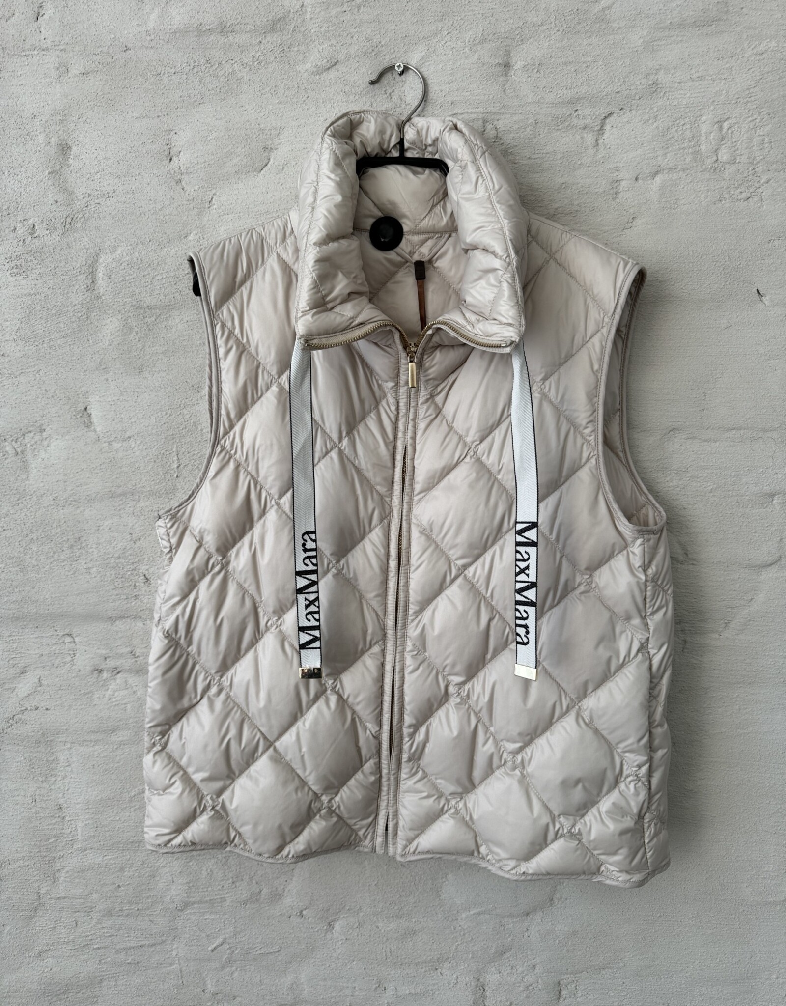 MAX MARA Tregic 695 gillet Matelasse Creme