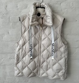 MAX MARA Tregic 695 gillet Matelasse Creme