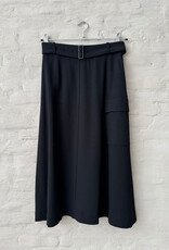JOSEPH Pernette Skirt Fluid Twill Black