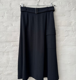 JOSEPH Pernette Skirt Fluid Twill Black