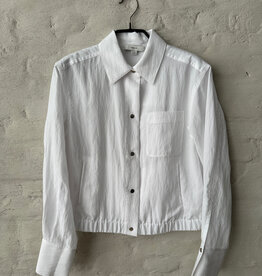 VINCE Summer Shirt Jacket Optic White