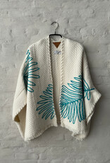WEHVE Lose Cardigan Bella Palmetto Reef Ivoire