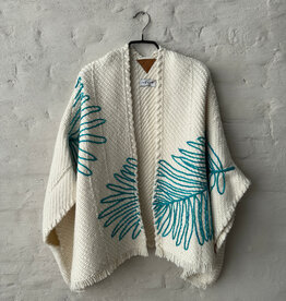 WEHVE Lose Cardigan Bella Palmetto Reef Ivoire