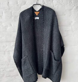 WEHVE Lose Cardigan With Pockets Billy Noir