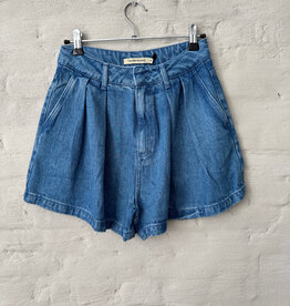THE NEW SOCIETY Micenas Short Mid Blue Denim
