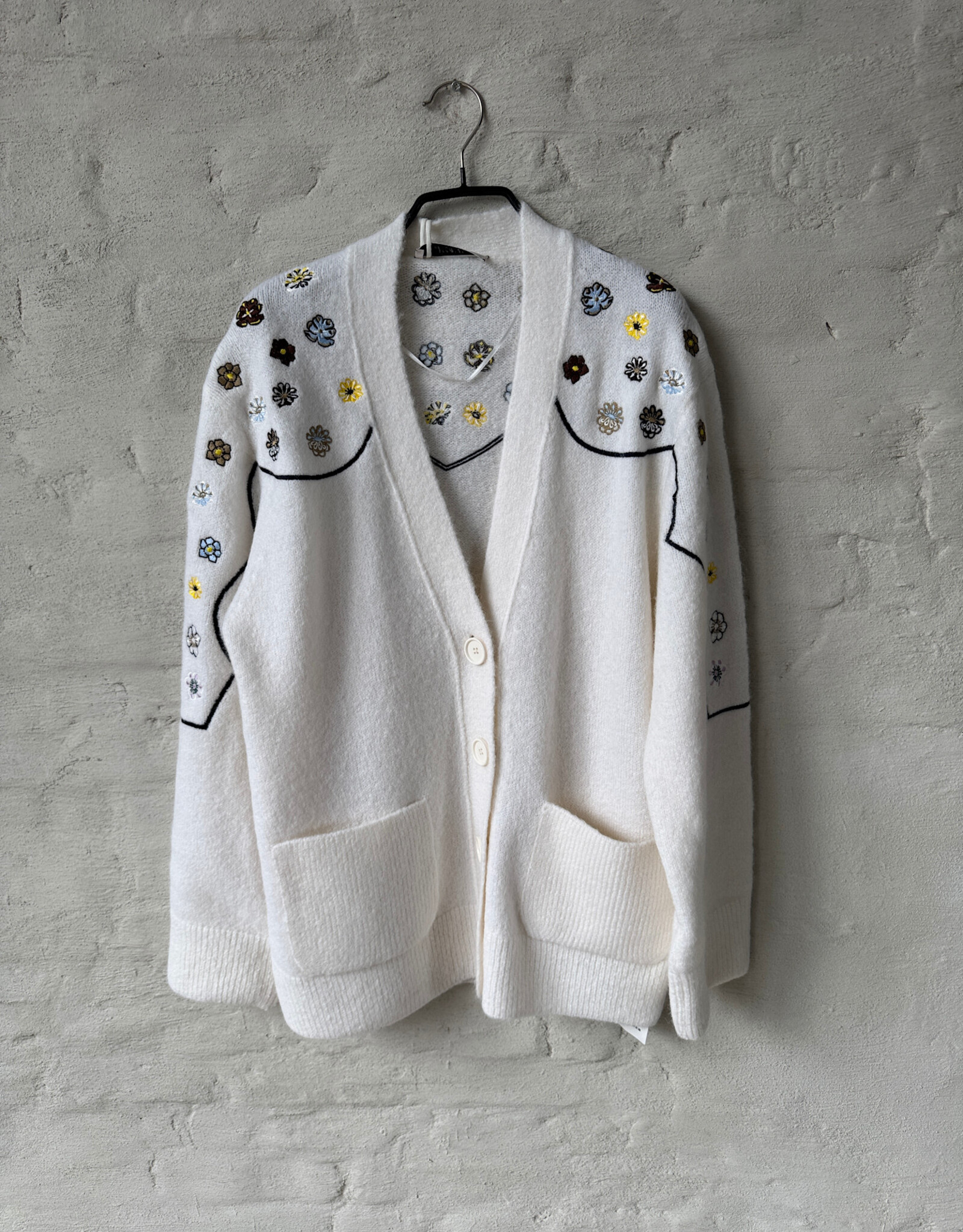 DOROTHEE SCHUMACHER Cozy Comfort Cardigan Camelia White