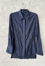 JOSEPH Bold Blouse Habotai Navy