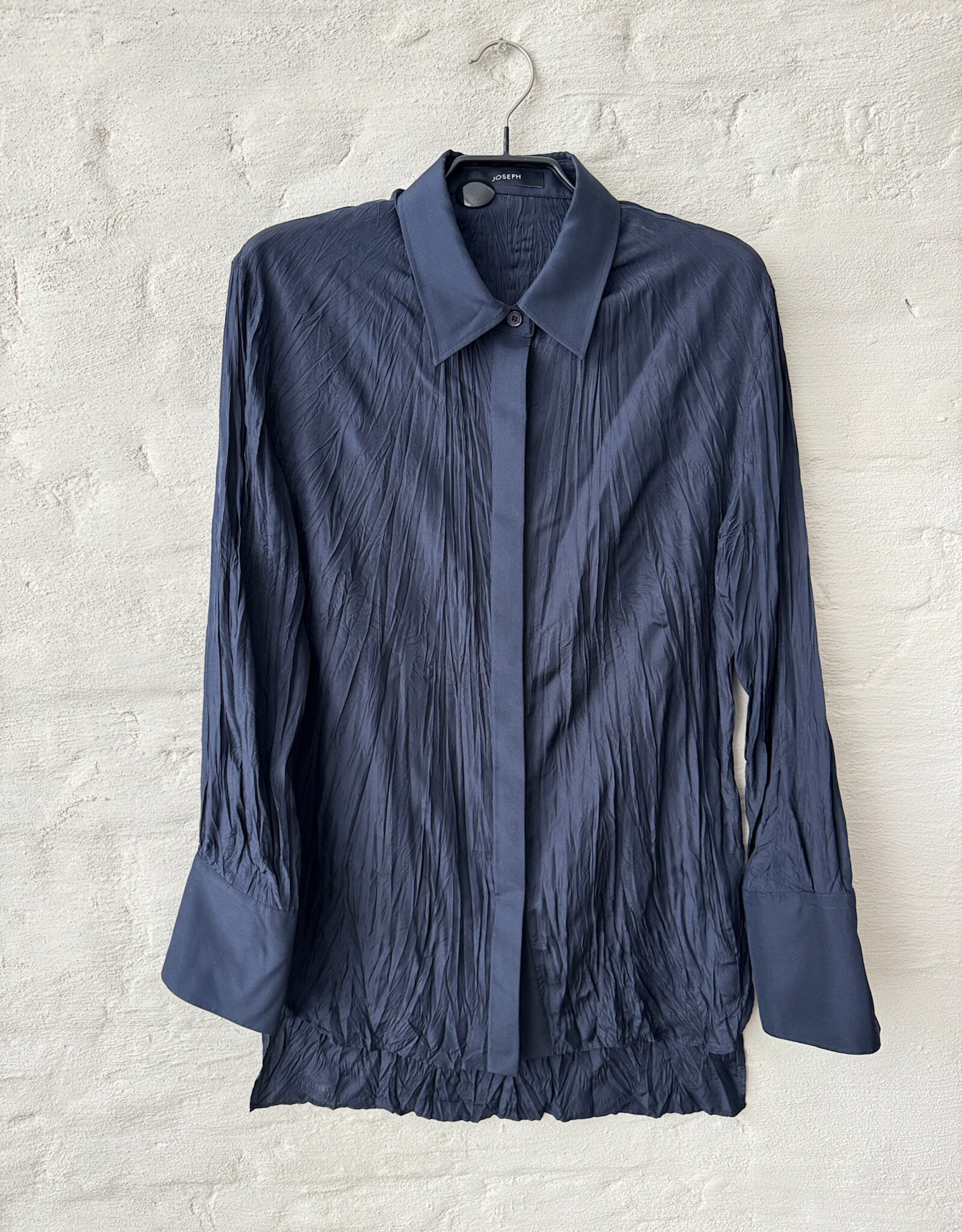 JOSEPH Bold Blouse Habotai Navy