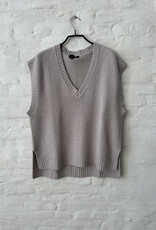 JOSEPH Vest Open Cashmere Escargot