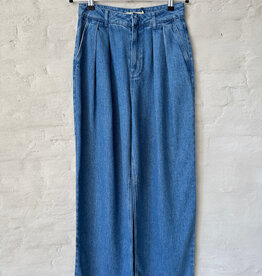 THE NEW SOCIETY Micenas Pants Mid Blue Denim