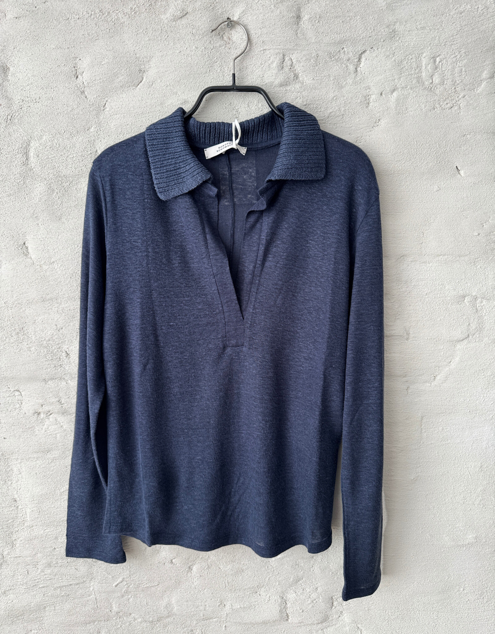 DOROTHEE SCHUMACHER Natural Easy Shirt Dark Navy
