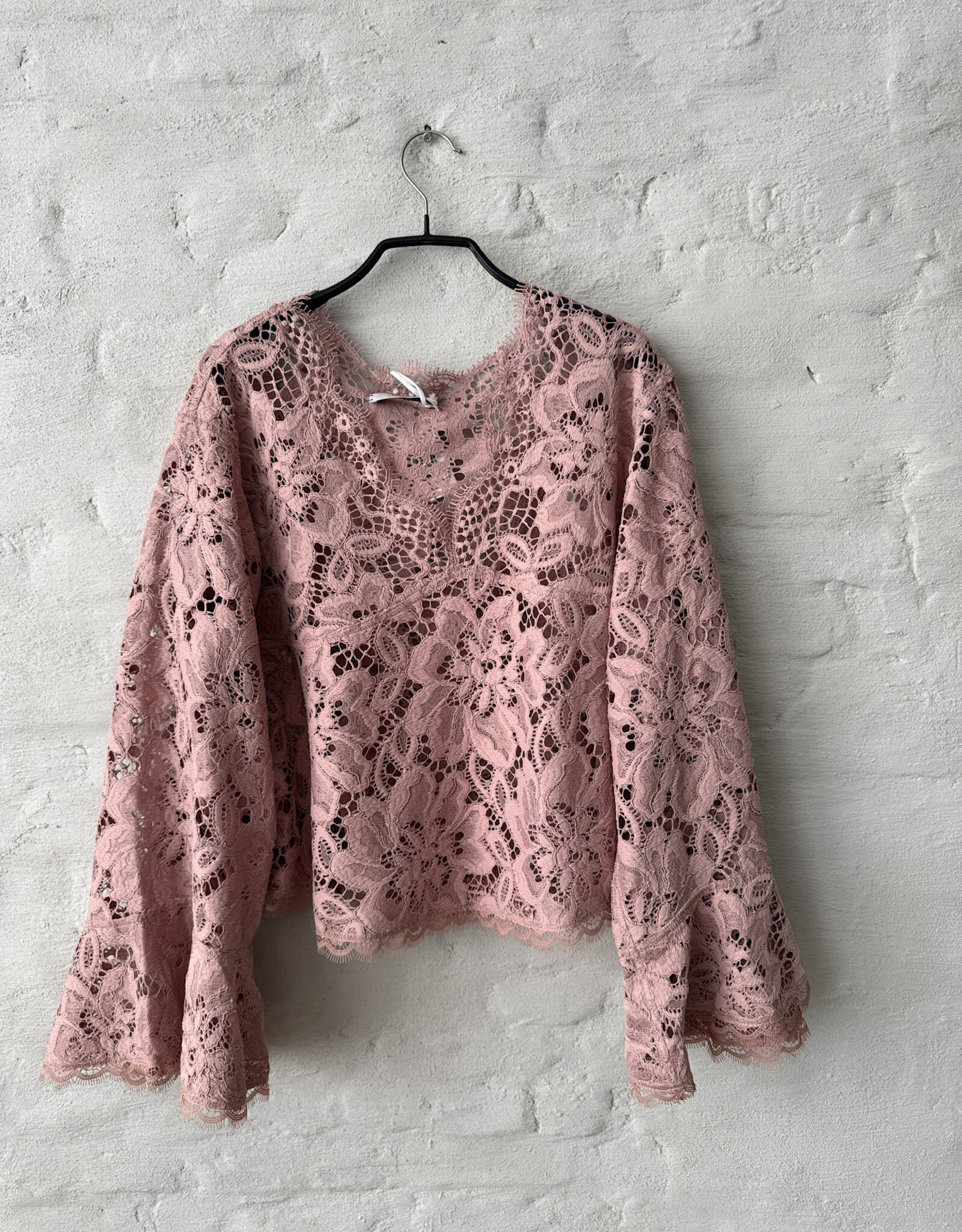 DOROTHEE SCHUMACHER Lacy Dream Blouse Burnt Tan