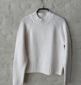 VINCE Raglan Crew Off White