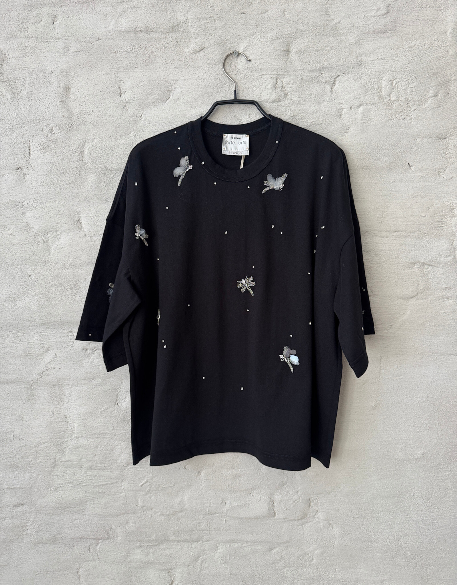 FORTE FORTE 14094 T Shirt Nero