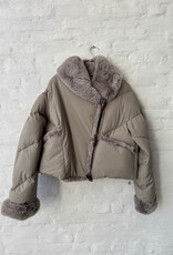 VEGANCODE BJ 20037 Nylon Faux Fur Sage
