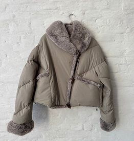VEGANCODE BJ 20037 Nylon Faux Fur Sage