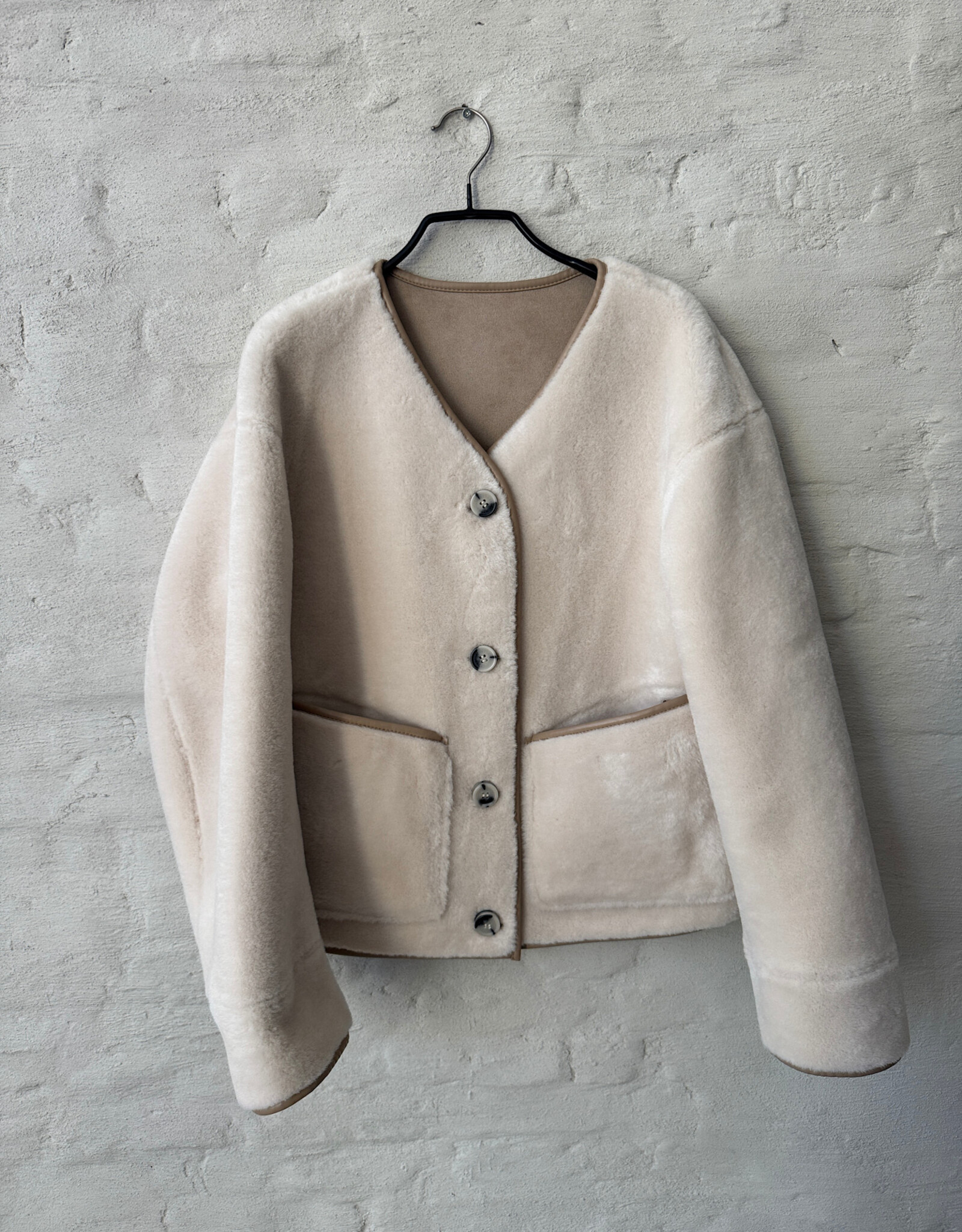 VEGANCODE BJ 20010 Suede Bonded F Rice