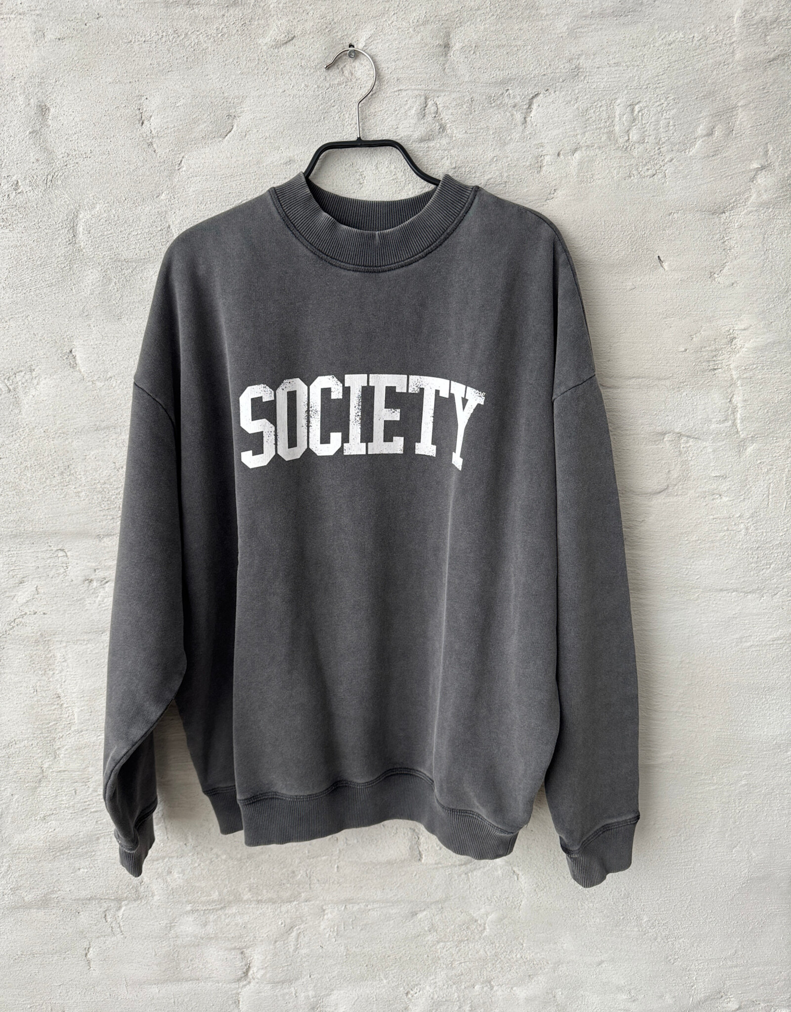 THE NEW SOCIETY Society Sweatshirt Washed Gr
