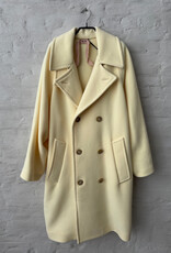 N°21 Woven coat Yellow