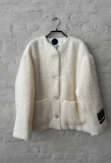 ROSEANNA RXBVT Uni Miller Veste Blouson Ecru