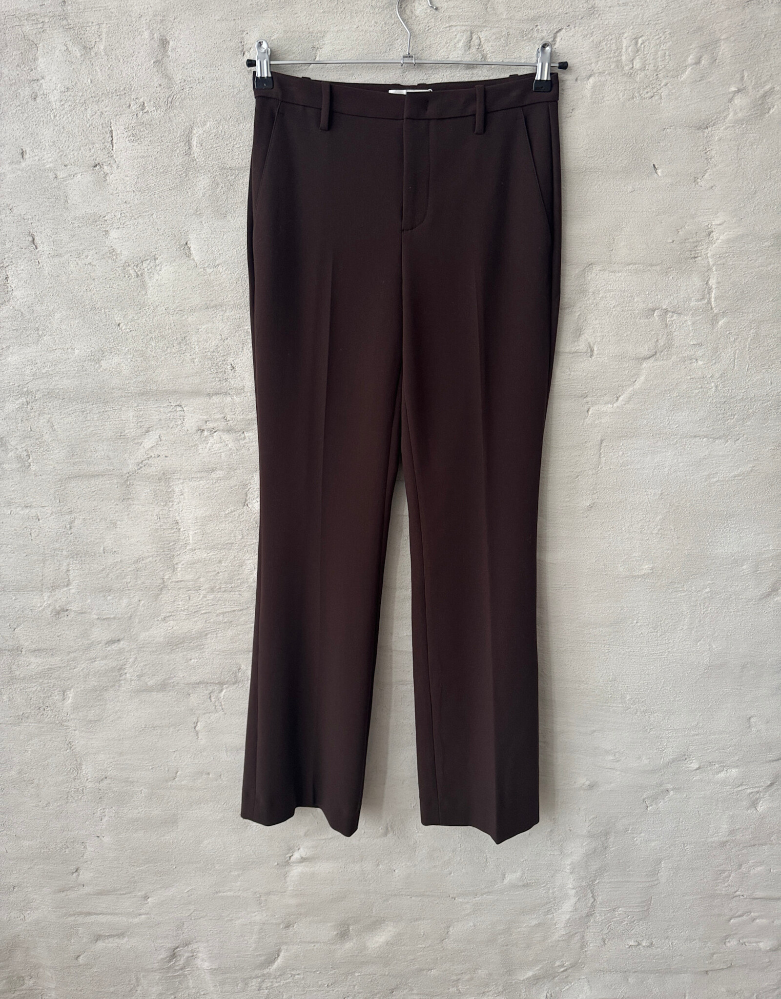 VINCE Mid Rise Toilored Flare Pant 204 Deep Espresso