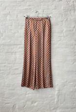 DOROTHEE SCHUMACHER Graphic Dreams Pants Brown Big Tie