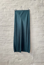 VINCE Fluid Satin Bias Columm Skirt Juniper