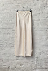 VINCE Fluid Satin Bias Columm Skirt Bon