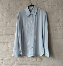 VINCE L/S Button Down Blouse Glacier