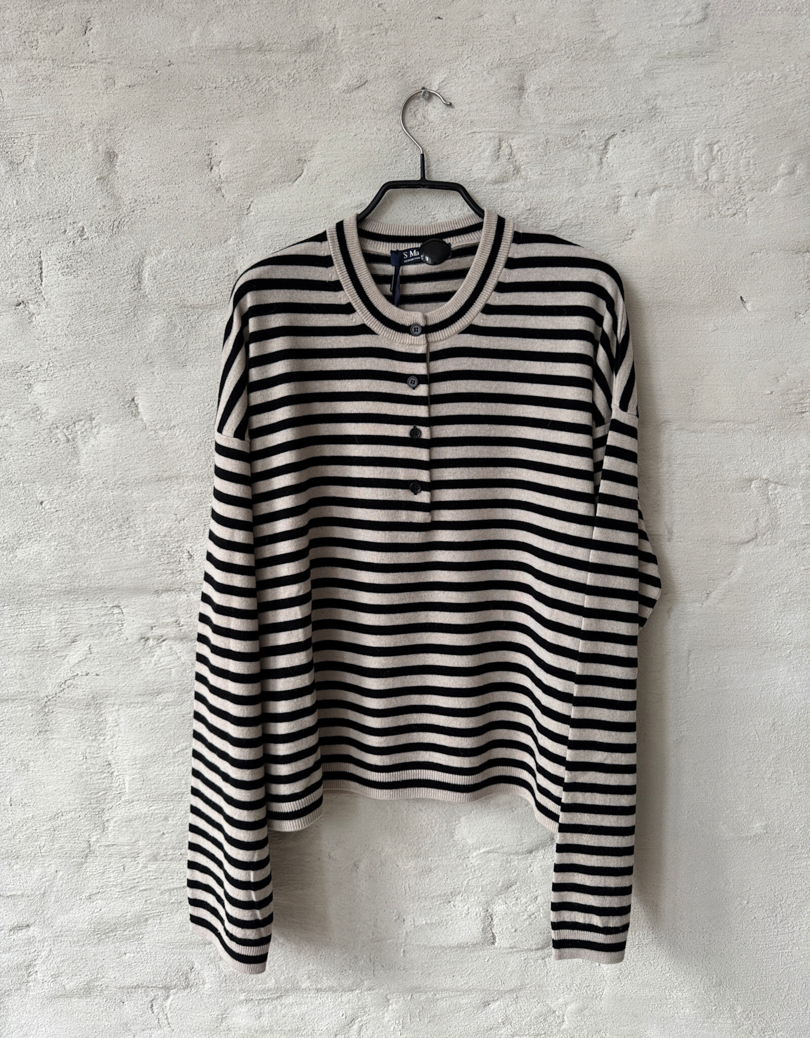 MAX MARA Balia Pull Beige Noir