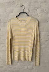 Wen Moon Yonny  Stripe Butter - White