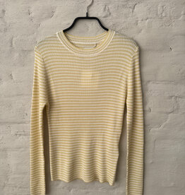 Wen Moon Yonny  Stripe Butter - White