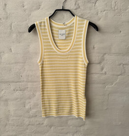 Wen Moon Ming Stripe Butter + White