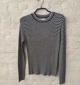 Wen Moon Yonny Stripe Cream - Navy