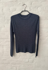 Wen Moon Yonny Stripe Dark Grey - Navy