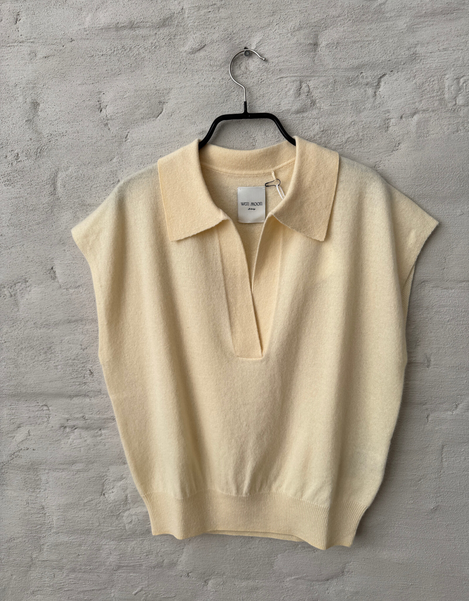 Wen Moon Luna Vest Pale Yellow