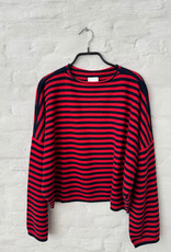 Wen Moon Celine Stripe Navy-Molton Lava