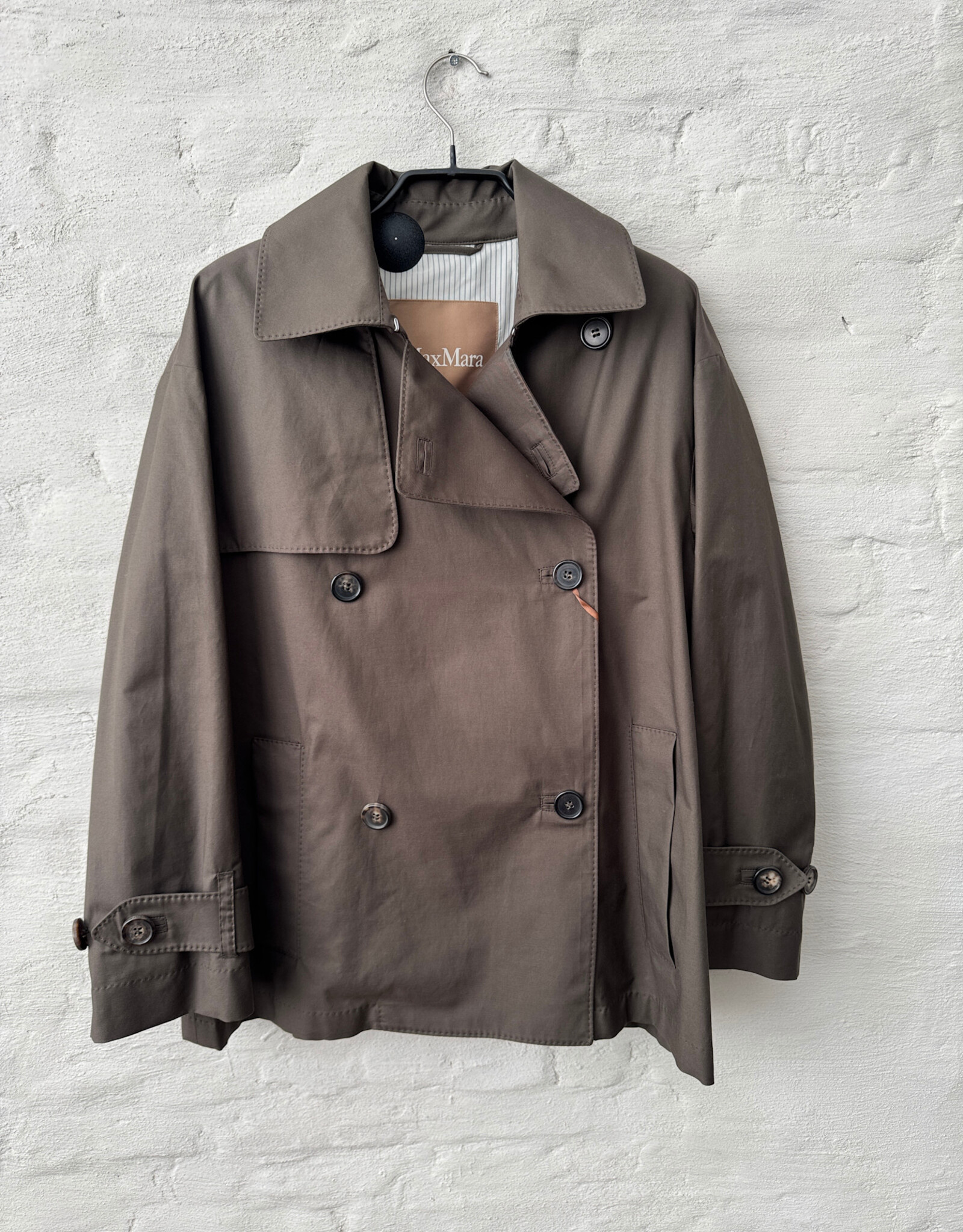 MAX MARA THE CUBE Mtc Zeno Trench Kaki