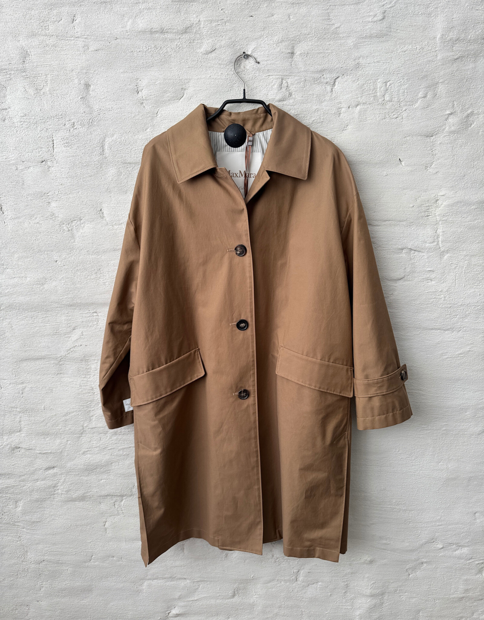 MAX MARA THE CUBE Mtc Petali Trench Camel