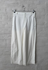 VINCE Mid Rise Utility Wide Leg Pant Bone
