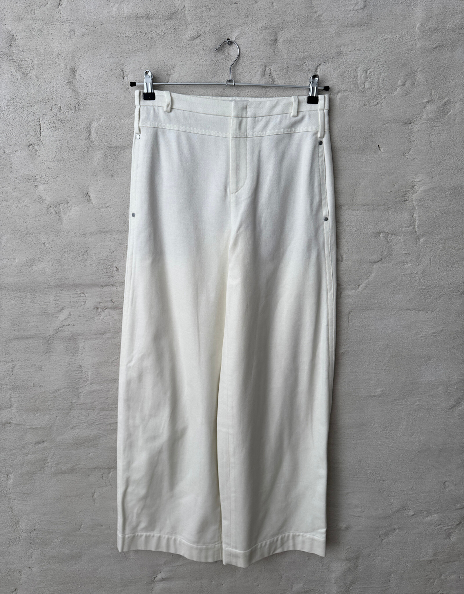 VINCE Mid Rise Utility Wide Leg Pant Bone