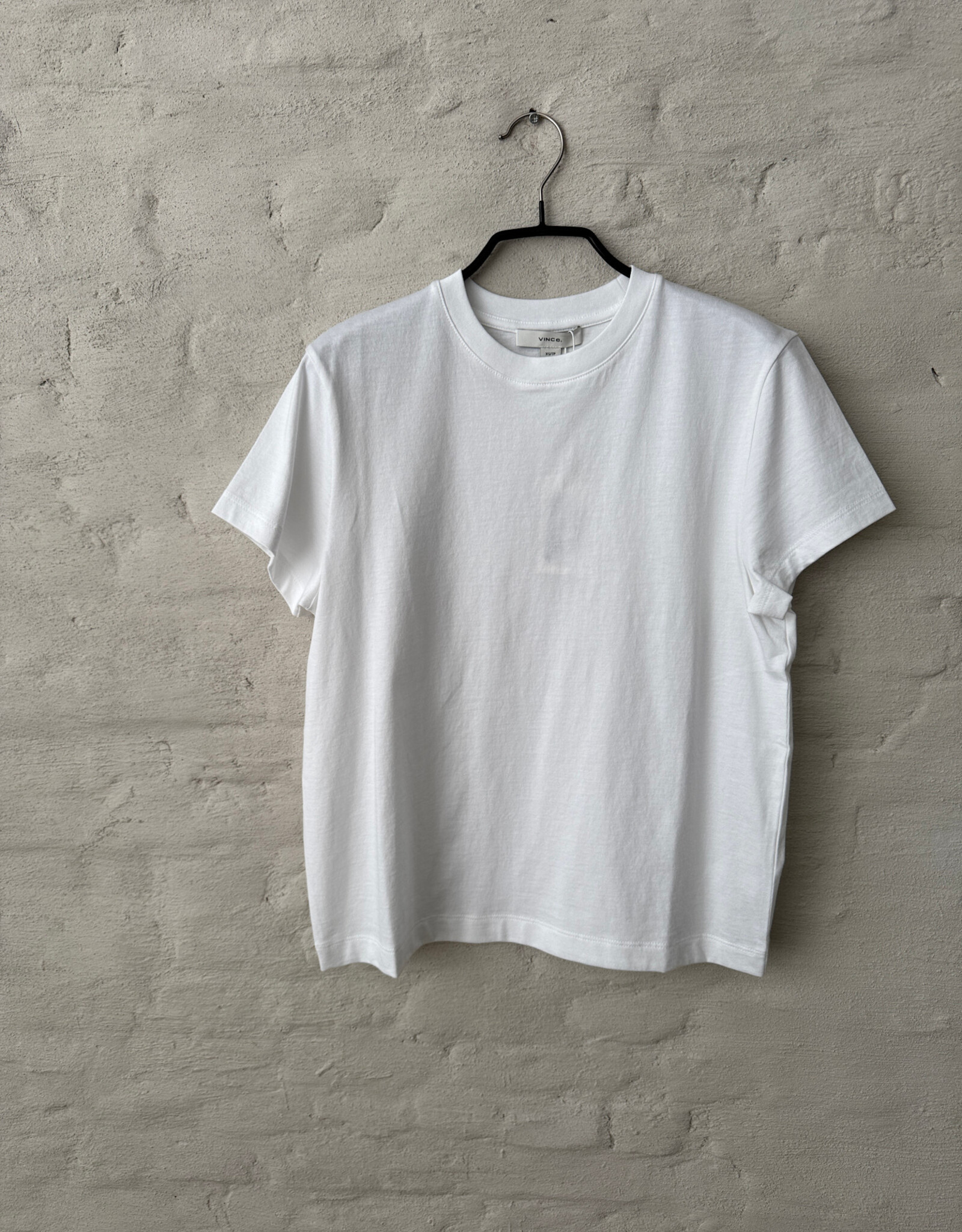 VINCE S/S Crew NK Tee Optic White