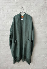 WEHVE Long Cardigan With Pockets Clelia Vine