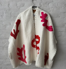 WEHVE Lose Cardigan Bella Assemblage Fiery Coral