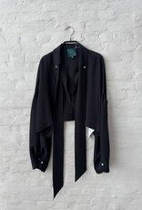 Maison jejia Aliss Shirt Black Silk