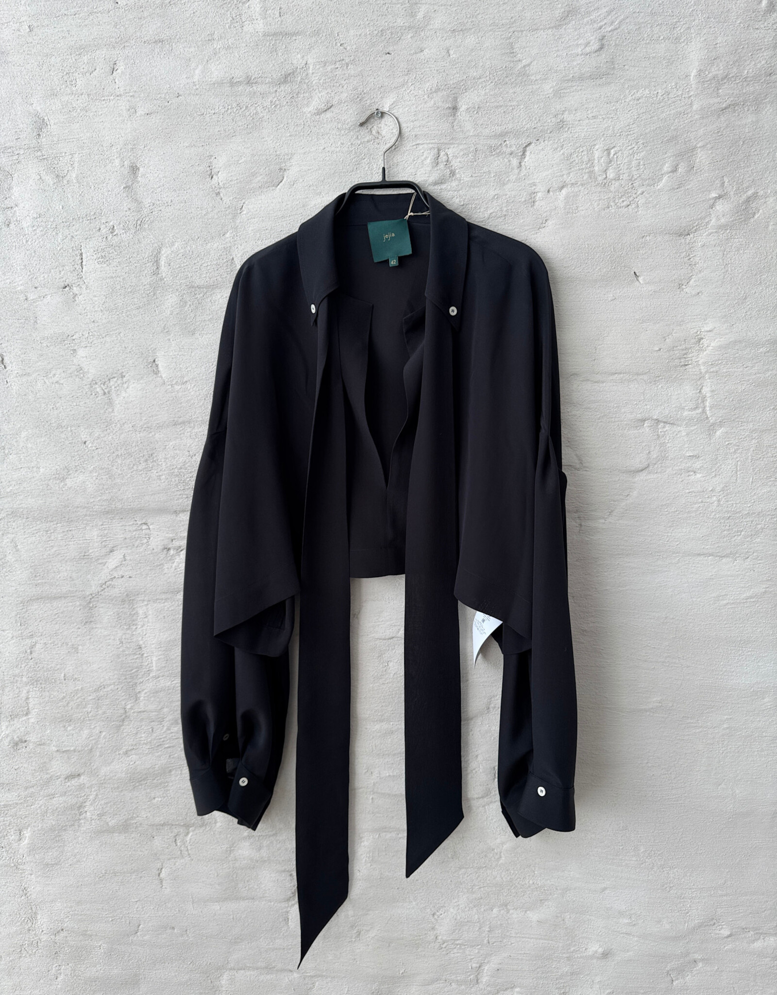 Maison jejia Aliss Shirt Black Silk
