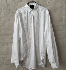 Maison jejia Smoking Plisse Shirt White