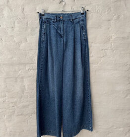 Maison jejia Katherine Pant Washed Blue Denim