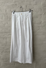 Maison jejia Katherine Plisse Pant White